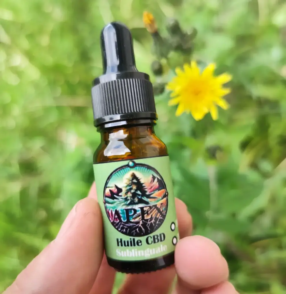 Huile Sublinguale Full Spectrum (CBD 10%, Menthe Poivrée)