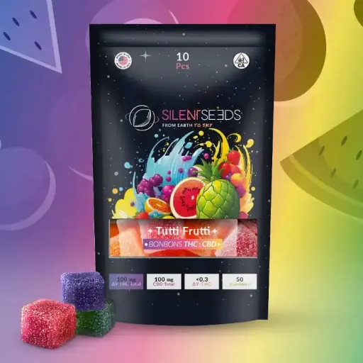 Gummies 100 MG Delta 9  THC + 100MG CBD.
